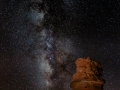 Milky Way over Los Roques de Garcia, Tenerife